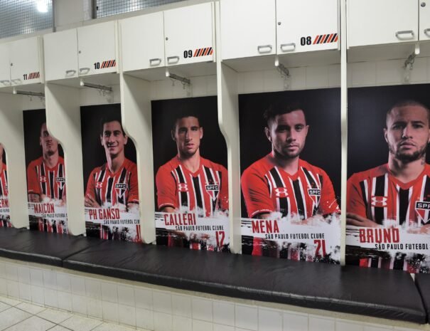 Sao Paulo Football Tour Dressing Rooms SPFC